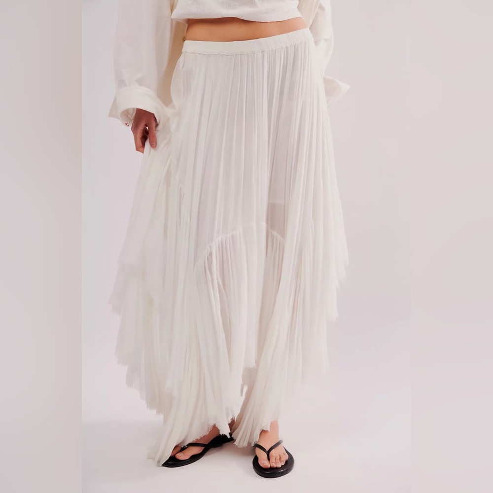 Free People One Clover Skirt White S